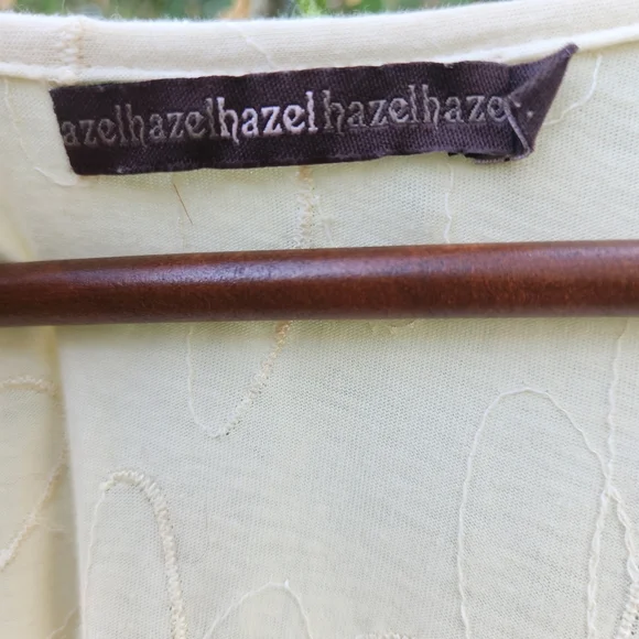 Hazel Cream Ruffled Embellished Tank Top - Picture 4 of 4